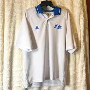 NCAA UCLA Adidas Performance Polo Shirt Size L
